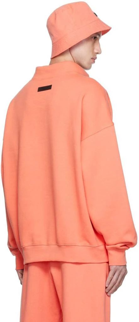 Essentials Pink Mock Neck Sweatshirt 3