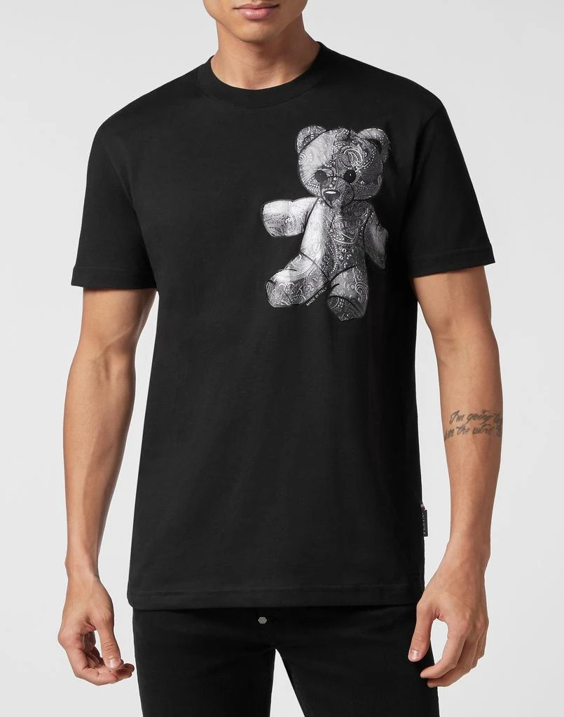 Philipp Plein T-shirt Round Neck SS Paisley Teddy Bear 3