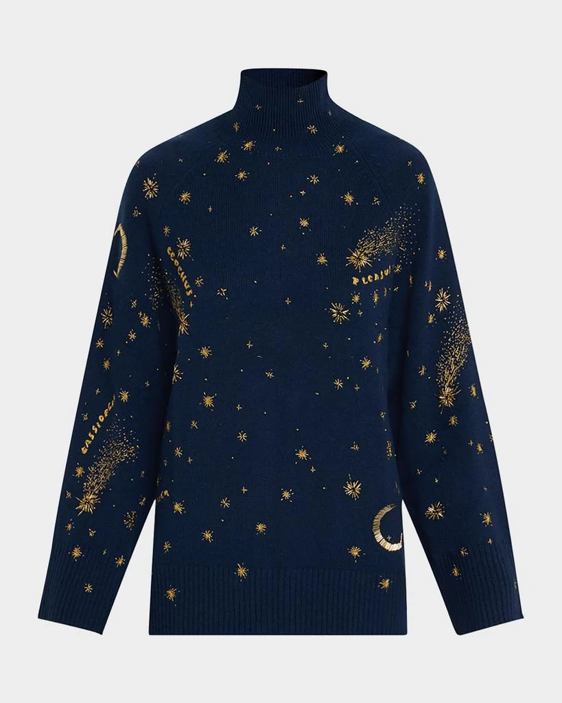 Altuzarra Jared Beaded Turtleneck Sweater 1