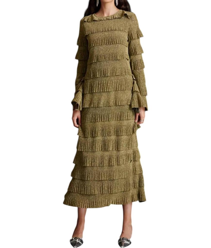 Ghospell Ghospell - Keily Fuffled Midi Dress