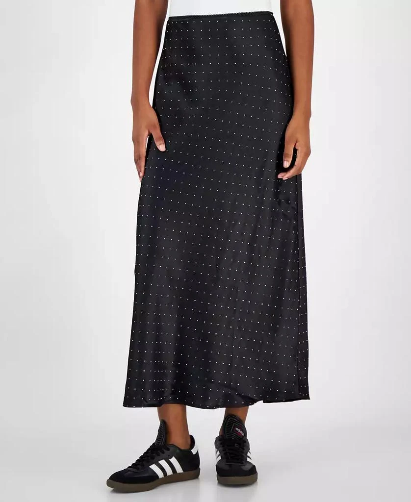 And Now This Women's Satin Rhinestone Maxi Skirt, Created for Macy's 3