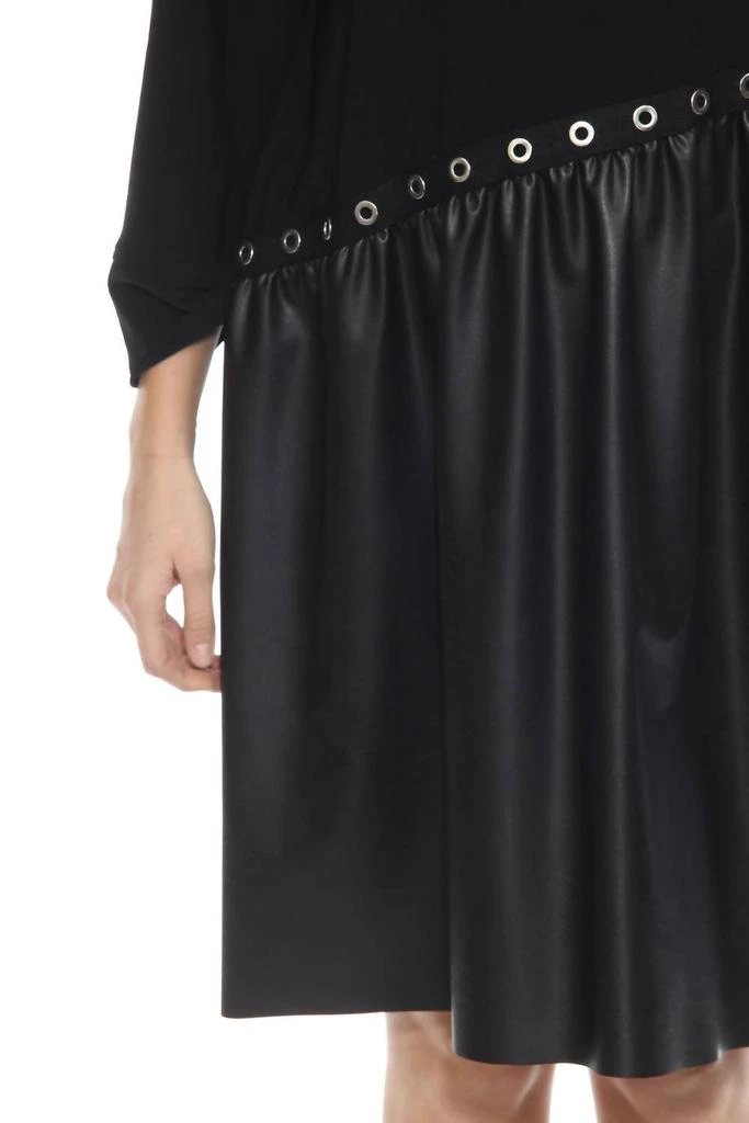 Shop Joseph Ribkoff - Grommet Accent Faux Leather Shift Dress on Sale at  BeyondStyle  Get 85% Off Joseph Ribkoff - Grommet Accent Faux Leather  Shift Dress with Limited-Time Flash Deals, Exclusive