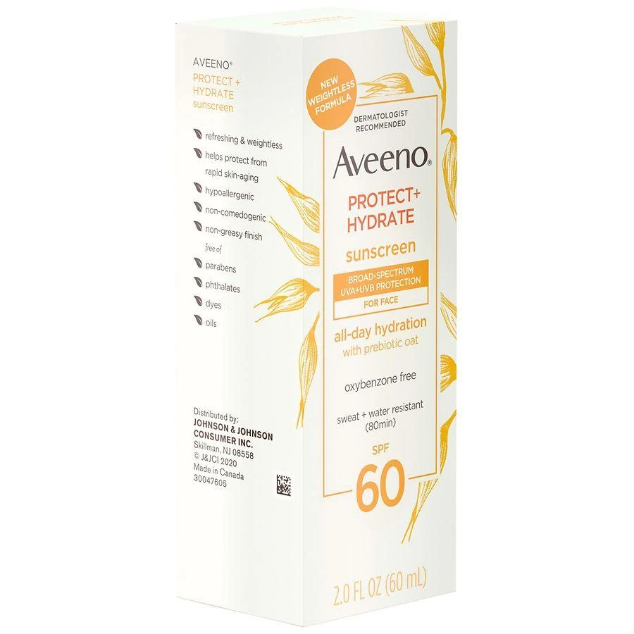 Aveeno Protect + Hydrate Moisturizing Face Sunscreen Lotion with Broad Spectrum SPF 60 5