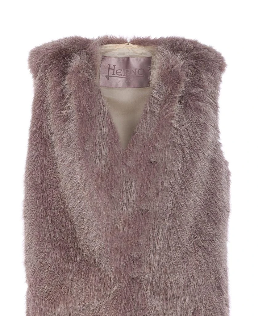 Herno Herno Faux-Fur Sleeveless Gilet 4
