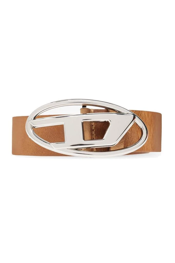 Diesel B-1DR Logo Plaque Buckled Belt 30359514_60378930_600.jpg main image 4