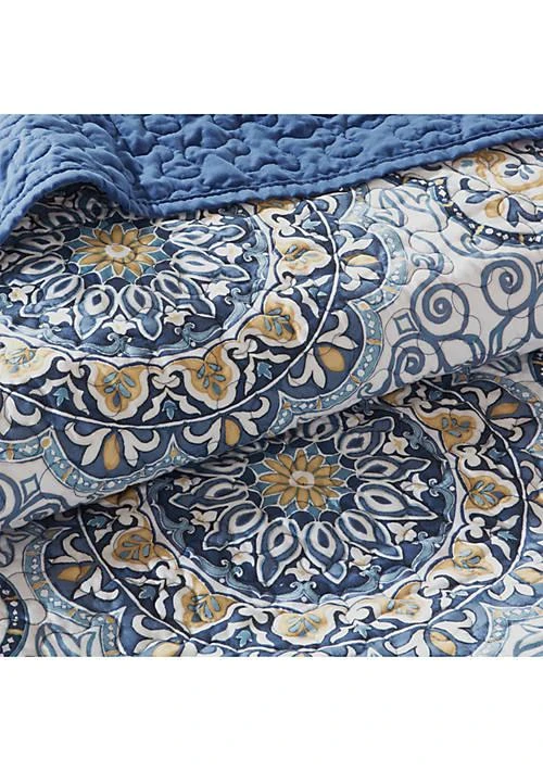 Madison Park Park Tangiers 6 Piece Blue Coverlet Set 2