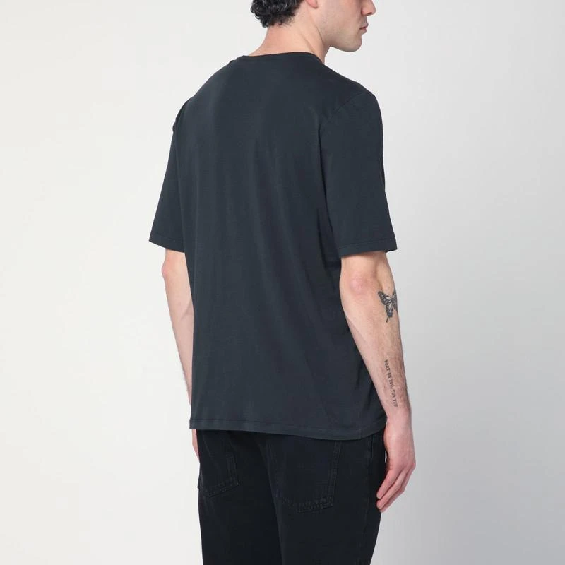 Yves Saint Laurent Black washed cotton T-shirt 3