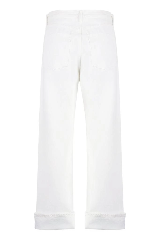 AGOLDE AGOLDE Fran Low-Rise Straight-Leg Jeans 2