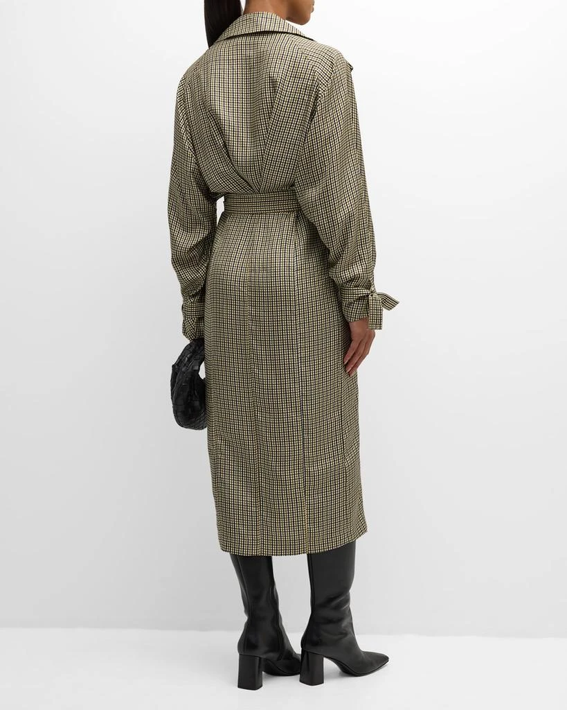 Dorothee Schumacher Checked Coolness Houndstooth Coat Dress 6