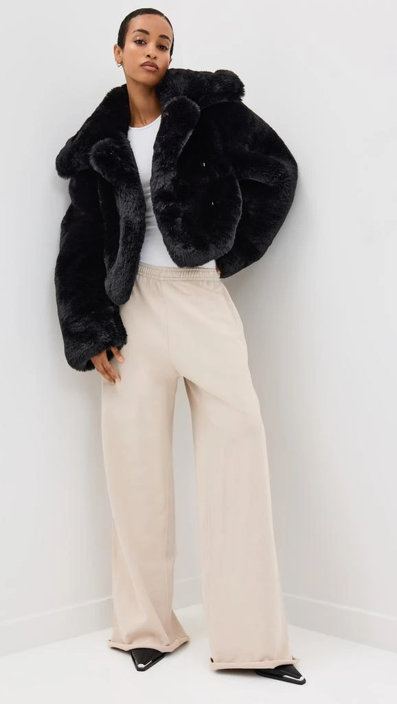 Acne Studios Fluffy Faux Fur Jacket 4