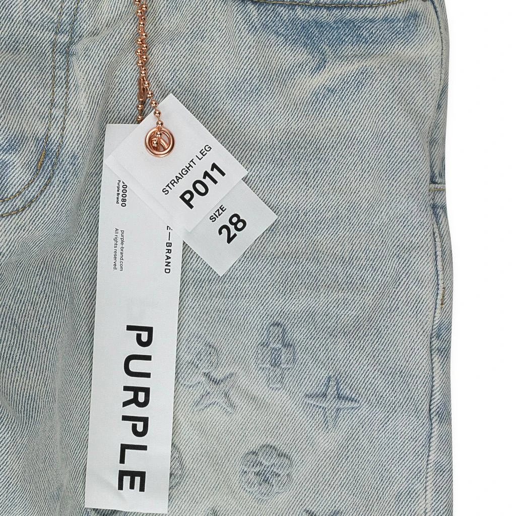 Purple Brand EMBOSSED DENIM Indigo SKINNY JEANS 2