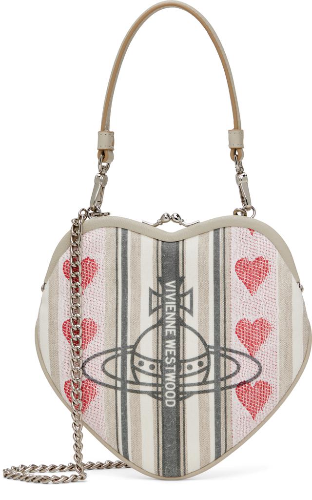 Vivienne Westwood Off-White Belle Heart Frame Bag