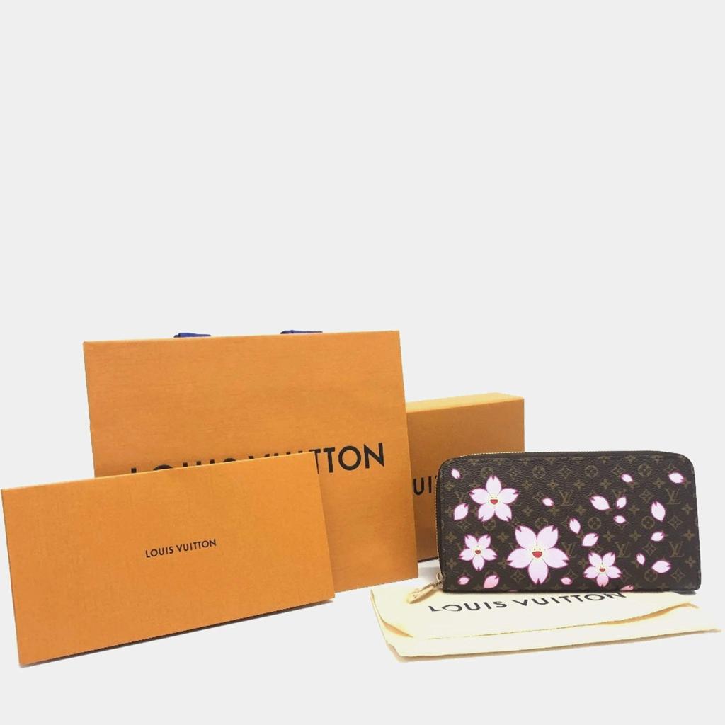 Louis Vuitton Portfoiyu Flor ウォレット モノグラム Louis Vuitton LV X TM Monogram Cherry Blossom Zippy Wallet Sakura