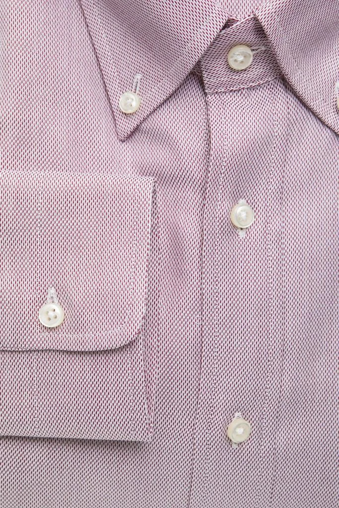 Robert Friedman Robert Friedman Red Cotton Shirt 4