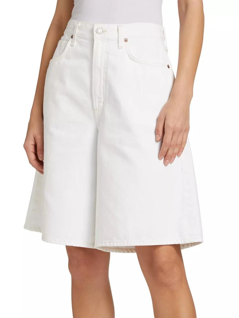 AGOLDE Nolan Cotton Flare Shorts 3