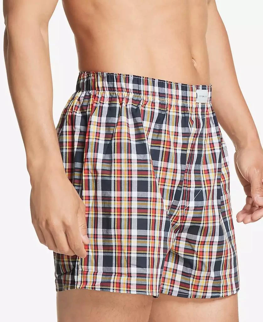 Tommy Hilfiger Men's 3-Pack Classic Printed Cotton Poplin Boxers 4