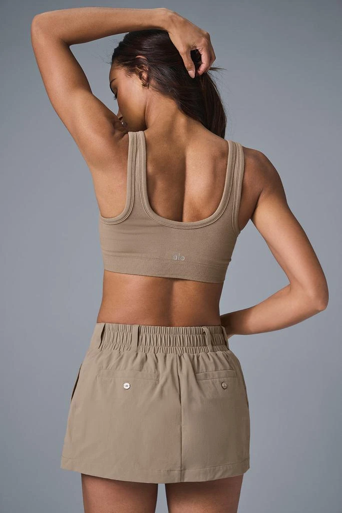 Alo Yoga Fan Club Mini Skirt - Gravel 5