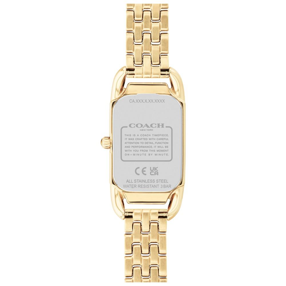 COACH Women's Cadie Gold-tone Bracelet Watch 17.5mmX28.5mm