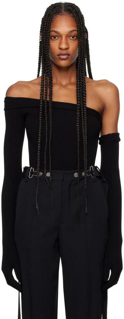 Jean Paul Gaultier Black Glove Bodysuit 1