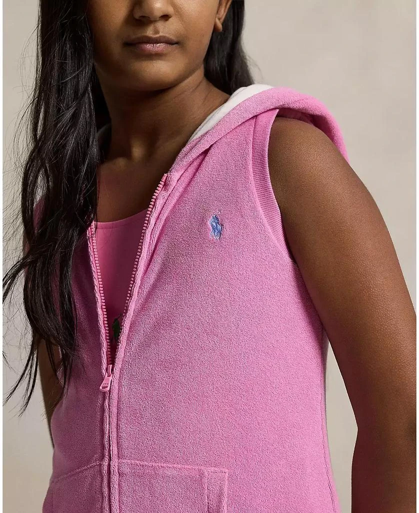 Ralph Lauren Big Girls Hooded Terry Cover-Up 3