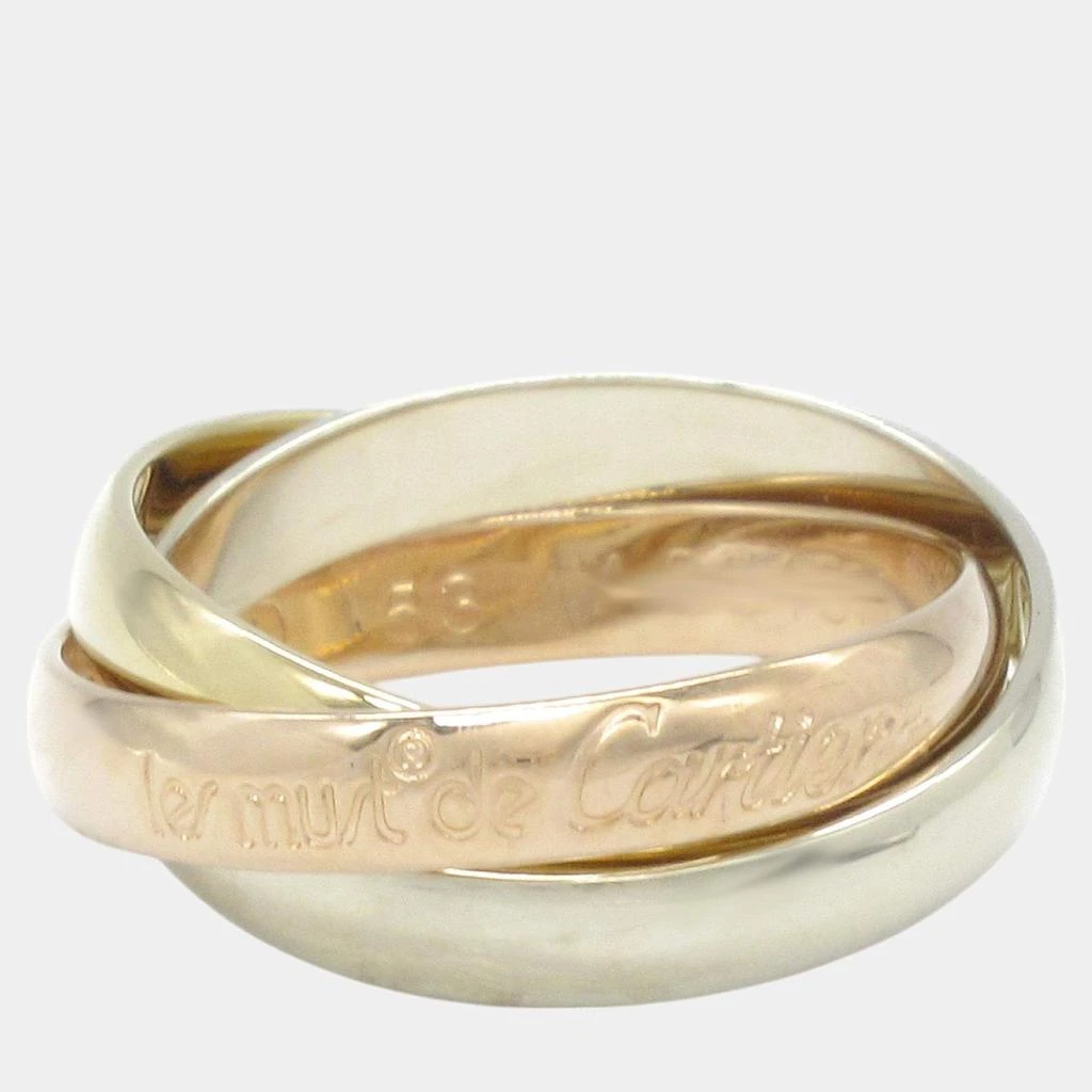 Cartier Cartier 18K Rose, Yellow and White Gold Trinity Band Ring EU 53 1