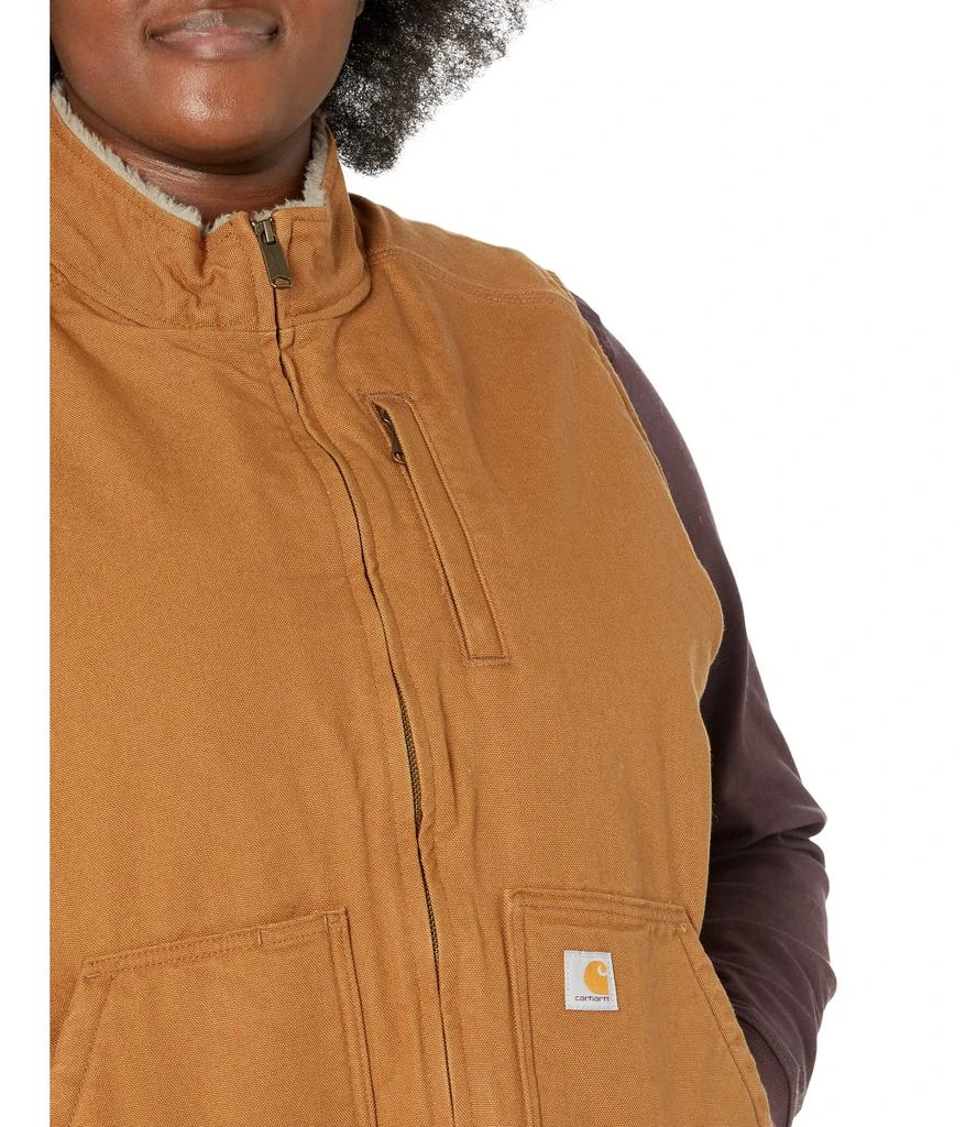 Carhartt Plus Size OV277 Sherpa Lined Mock Neck Vest 3