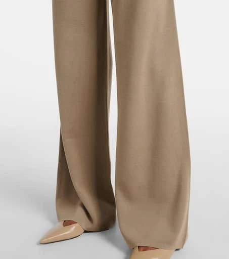 Max Mara Zigote virgin wool wide-leg pants 5