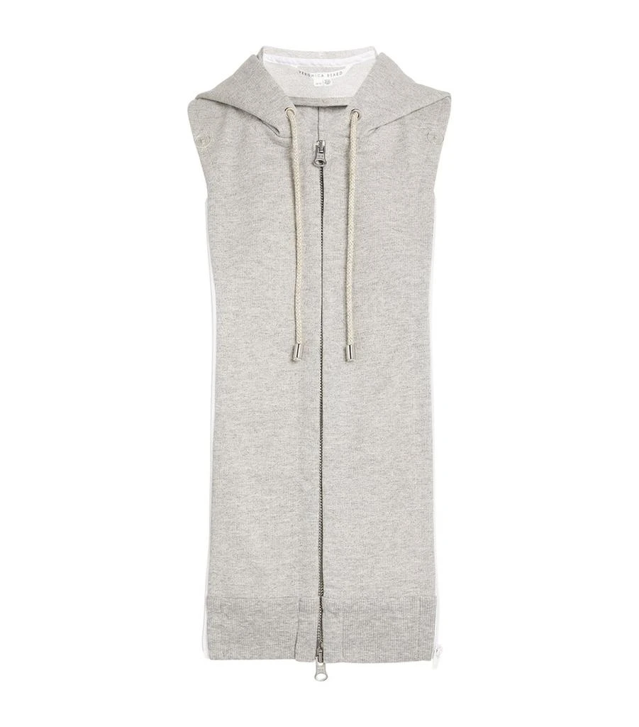 VERONICA BEARD Zip-Up Hooded Dickey 1