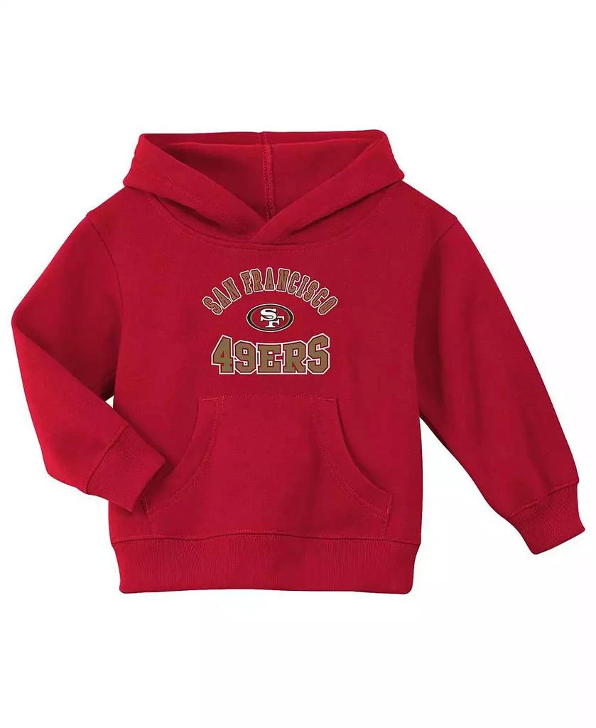 Outerstuff Toddler Scarlet San Francisco 49ers Hometown Pullover Fleece Hoodie 1