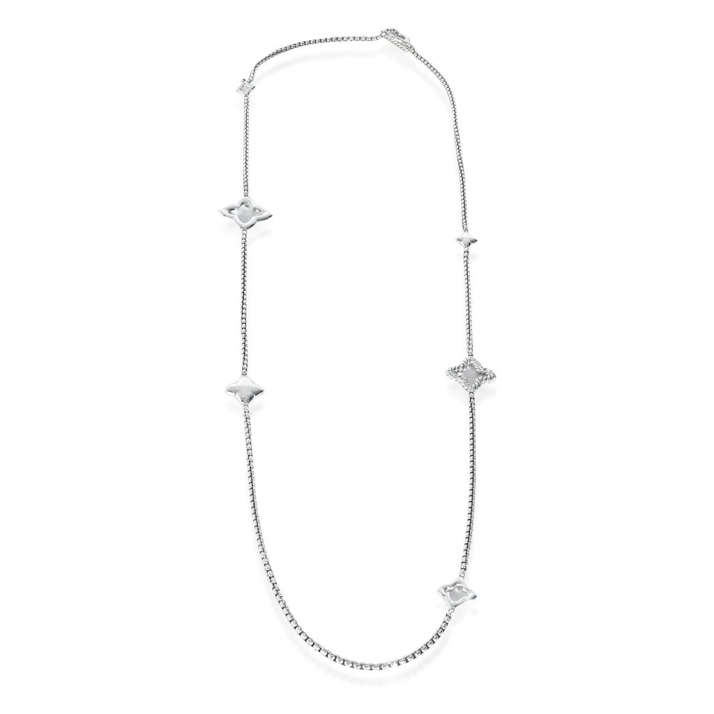 David Yurman Quatrefoil Necklace in  Sterling Silver 2