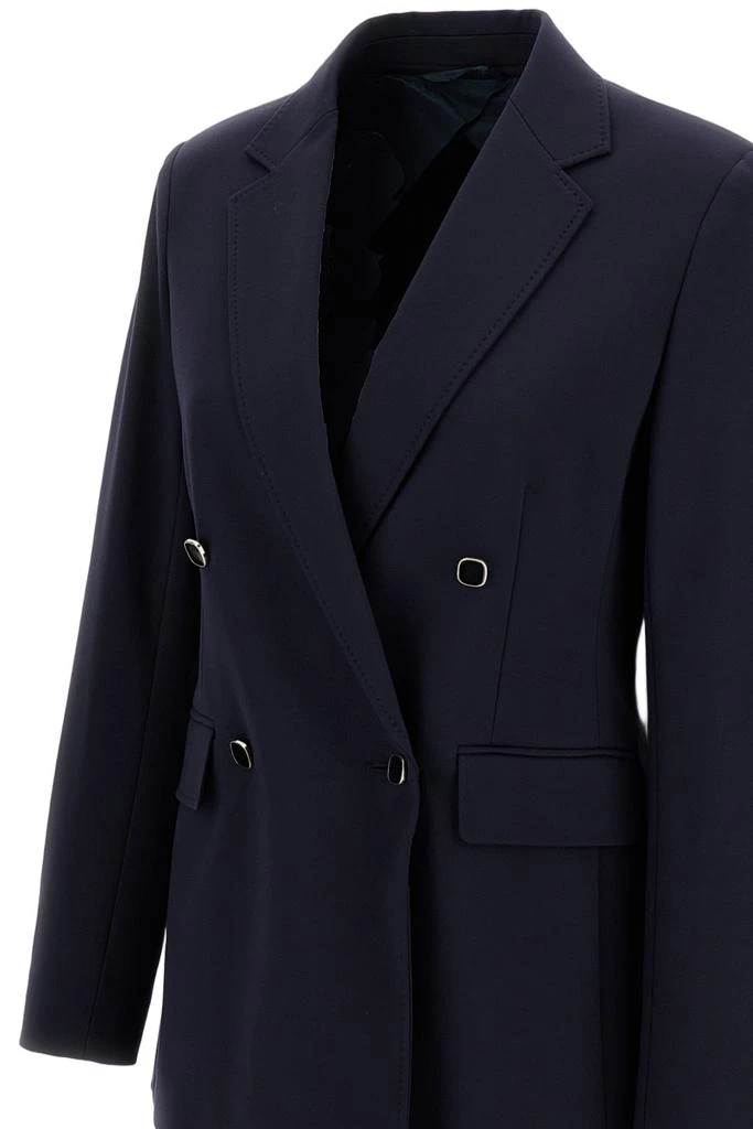 Max Mara Double-Breasted Punto Milano Jersey Blazer with Tailored Silhouette 3