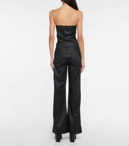 7 For All Mankind Coated denim jumpsuit 3