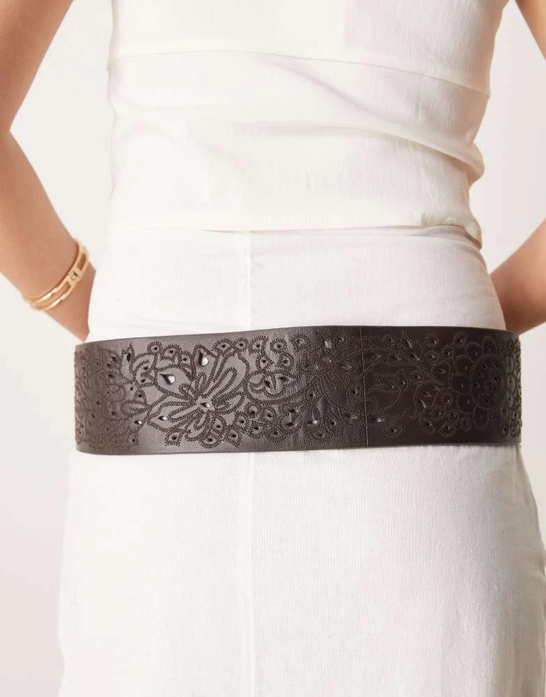 Free People Free People laurel filigree detail leather hip  display picture 1