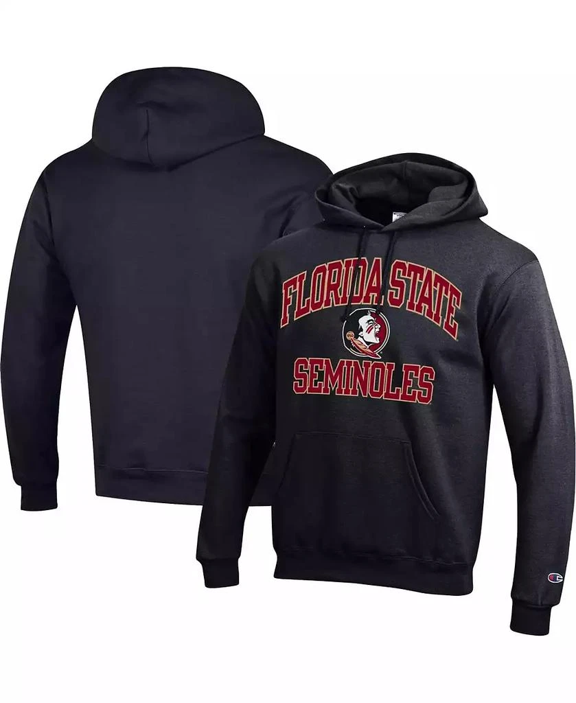 Champion Men's Black Florida State Seminoles High Motor Pullover Hoodie 1