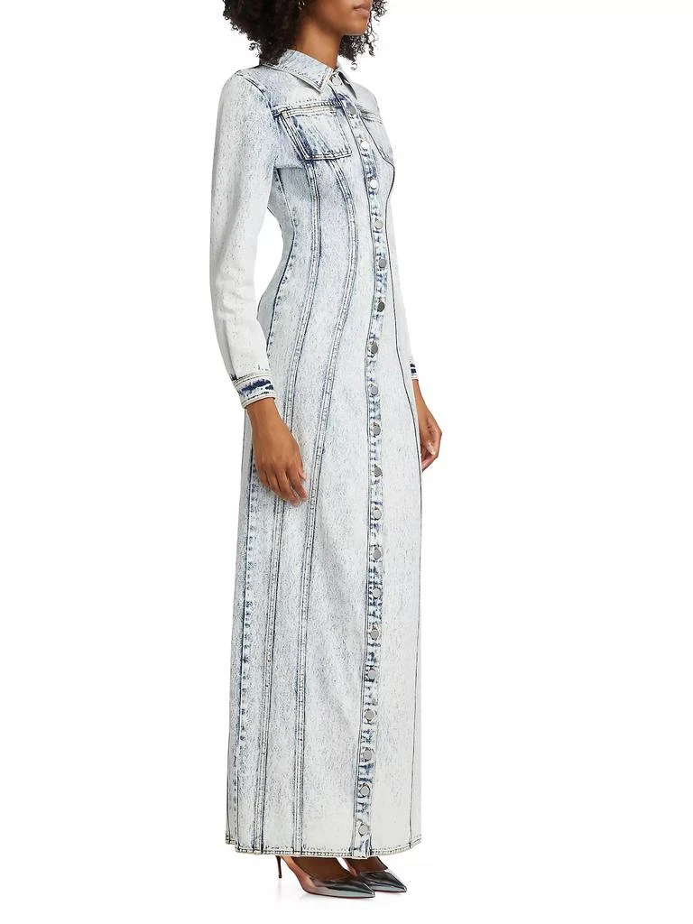 Aknvas Mercer Denim Maxi Shirtdress 4