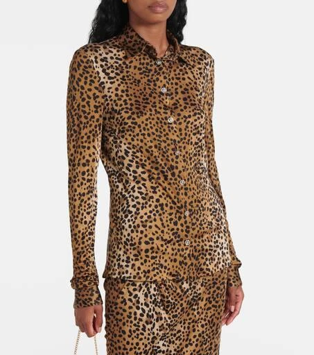 Versace Leopard-print shirt 6