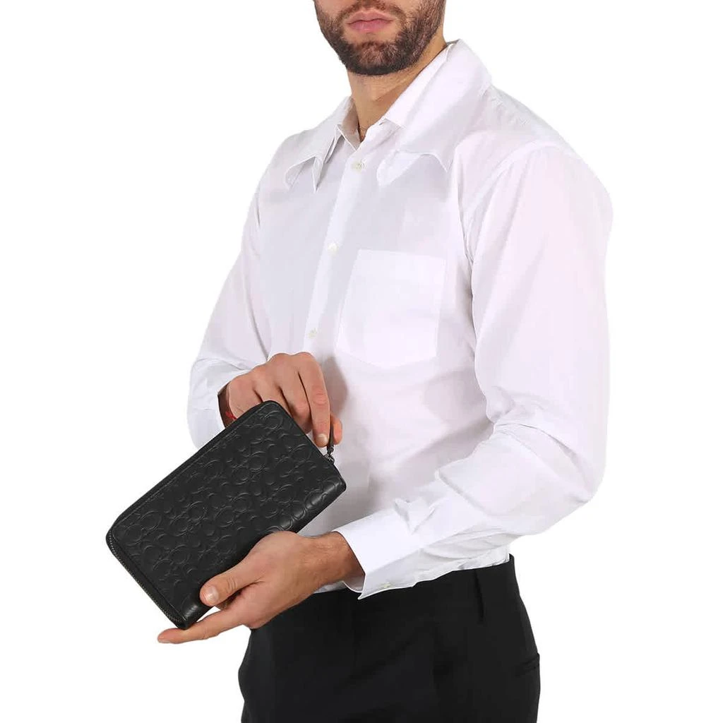 Coach Coach Black Men's Travel Wallet In Signature Leather 2