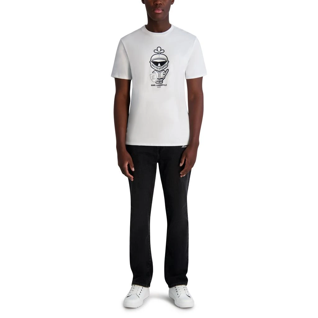 Karl Lagerfeld Paris TEXTURED KARL ARMOUR TEE 4