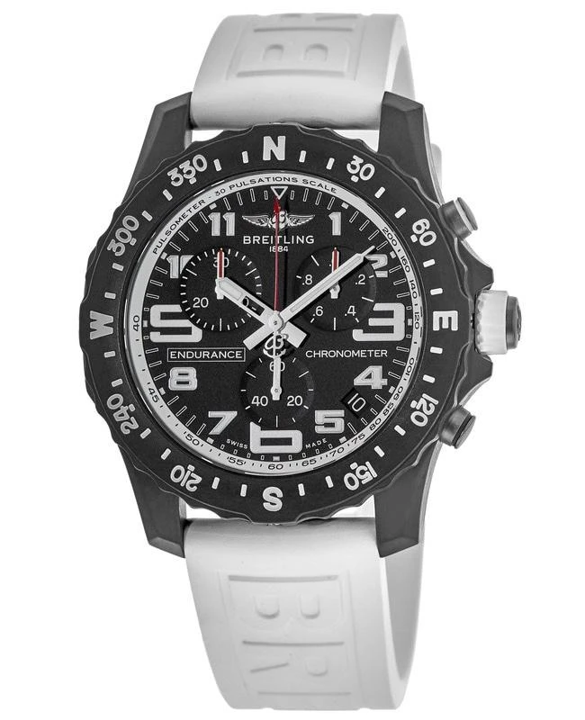BREITLING Breitling Endurance Pro Endurance Pro 44mm Chronograph White Rubber Strap Men's Watch X82310A71B1S1 1