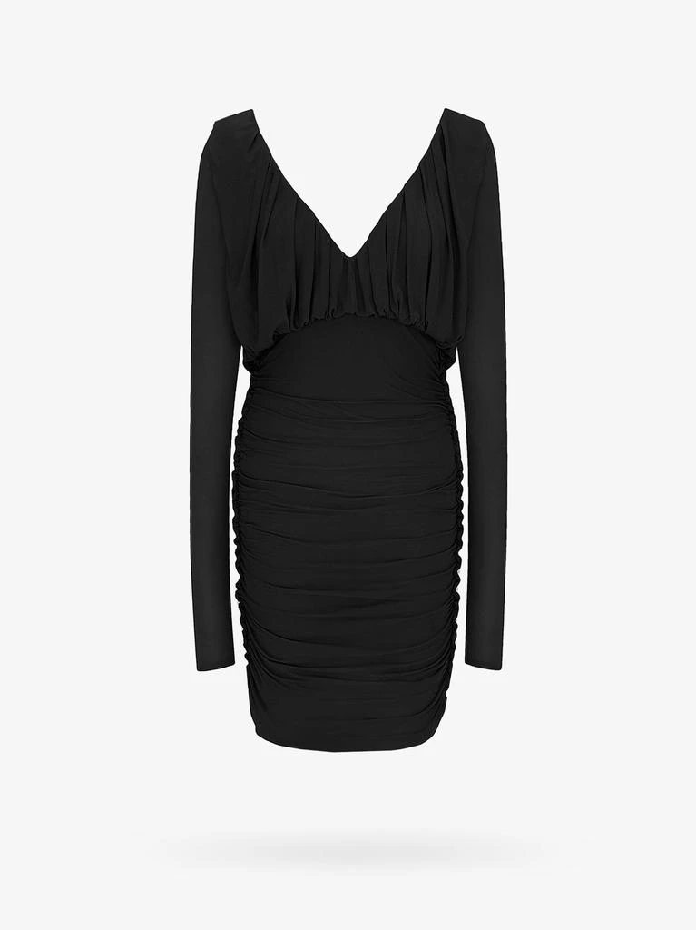 Yves Saint Laurent Cupro dress with drapery 1