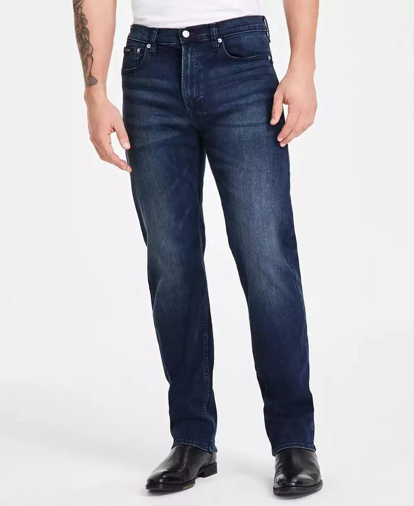 Calvin Klein Men's Standard Straight-Fit Stretch Jeans 1