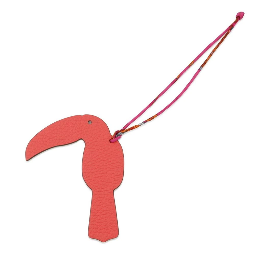 Hermes Color Taurillon Clemence Leather Handbag Charm (Pre-Owned)