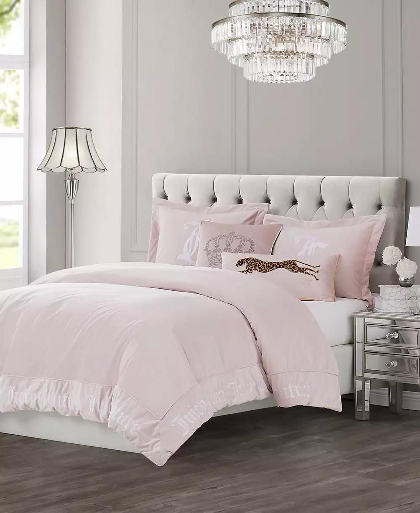 Juicy Couture Reversible Velvet Comforter Set