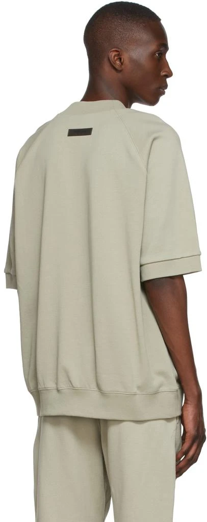 Essentials Green Raglan Short Sleeve Sweatshirt 3