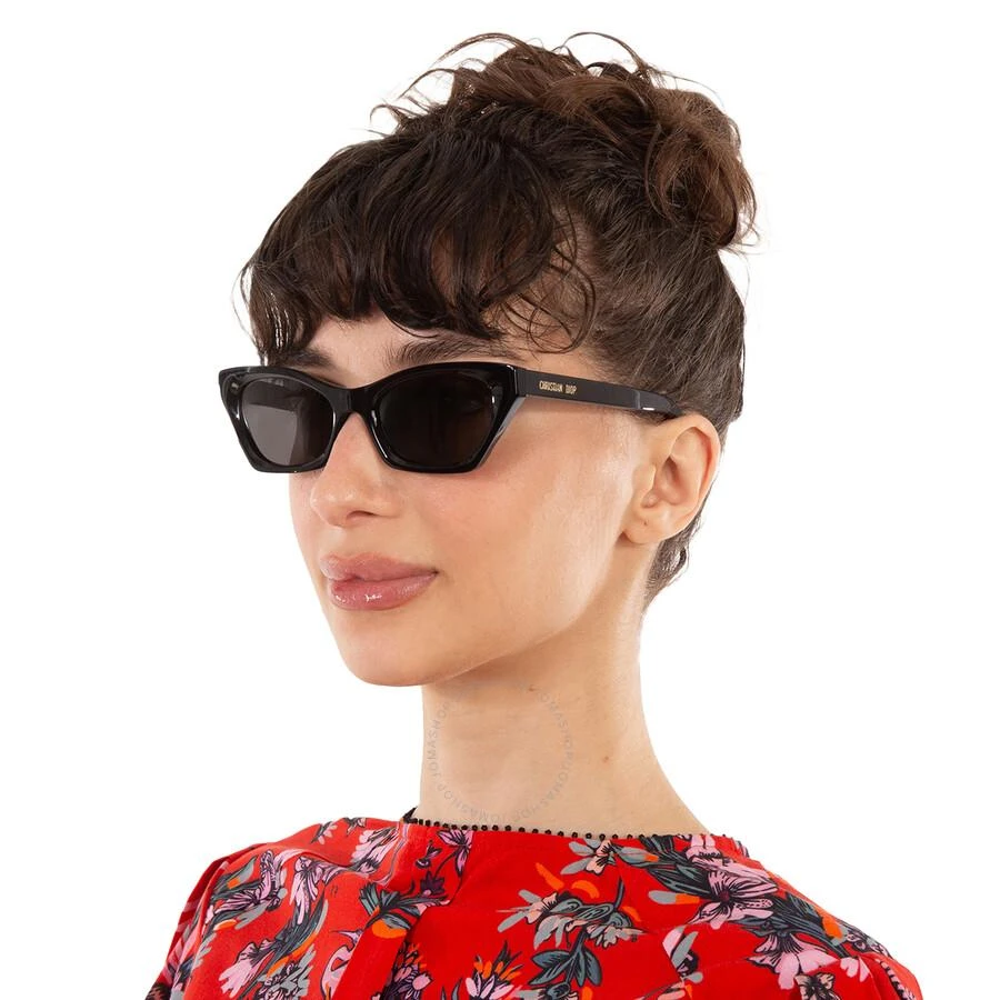 Dior DIORMIDNIGHT B1I Grey Cat Eye Ladies Sunglasses CD40091I 01A 53 2