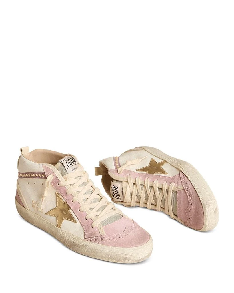 Golden Goose Women's Mid Star Lace Up Sneakers 2
