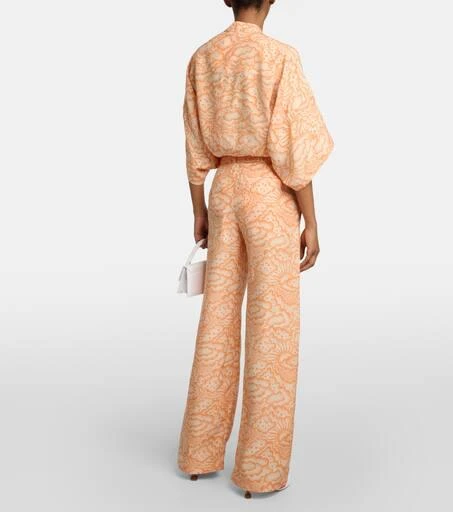 Stella McCartney Mid-rise silk pants 3