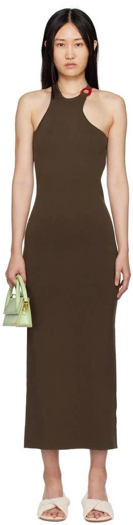 SIR. Brown Aude Maxi Dress 1