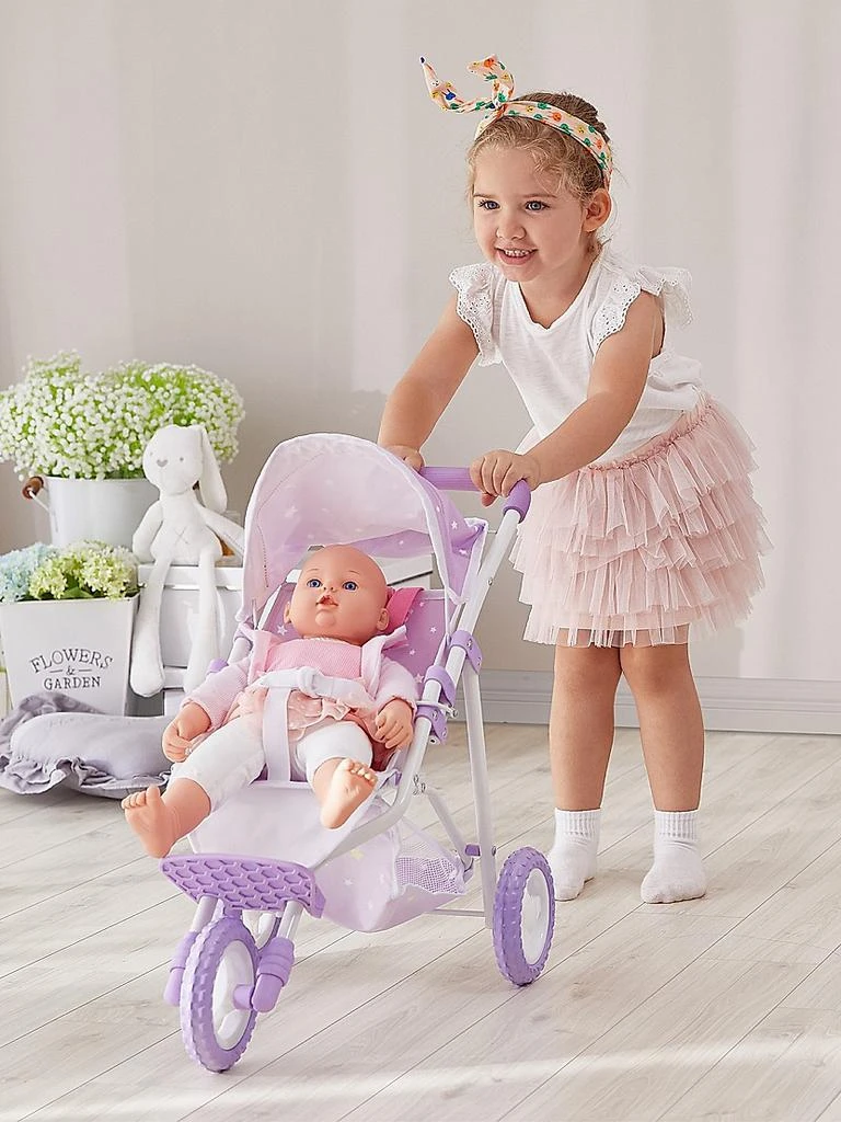 Teamson Baby Doll Jogging Stroller 3