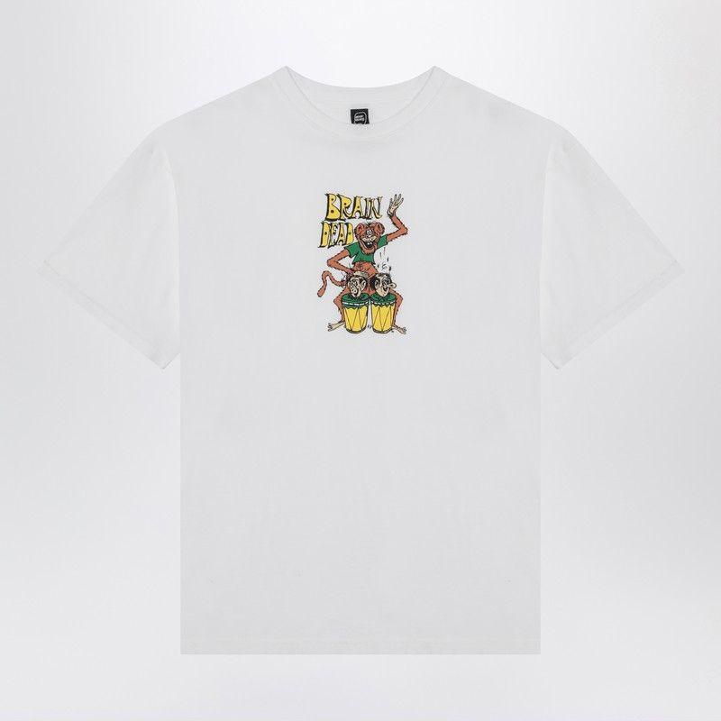 Brain Dead WHITE COTTON BONGO BRAIN T-SHIRT